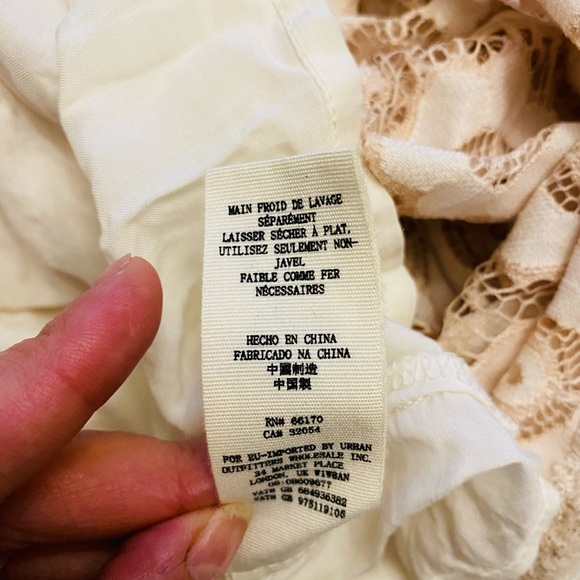 Free People Ecru Lace Elegant Dress - Picture 9 of 10